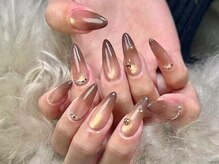 グランスネイル(glance nail)/長さだし持ち込みネイル