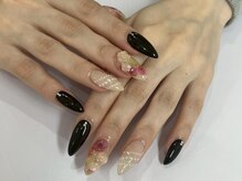 アイネイルズ 大宮店(Ｉ nails)/BLACK×Rose