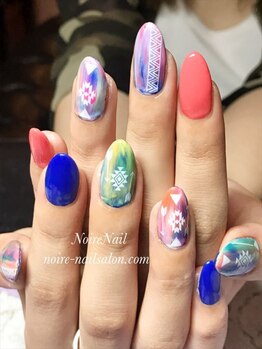 ノワール ネイルアンドスクール(Noire)/★アシンメトリーネイル★