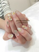 プライベート ネイルサロン マーマ(murmur)/ラメシェルネイル