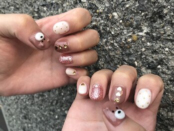 プティットスリール 西尾店(Petit Sourire)/☆くまさんネイル☆