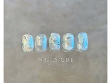 ネイルズキュー(NAILS CUE)/シンプルニュアンスデザイン