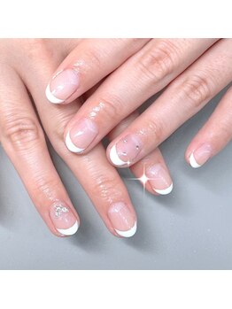 ザ バーム 船橋店(THE BALM)/フレンチネイル/白フレンチ