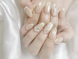 レースパールネイル