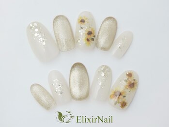 エリクサーネイル 神田(Elixir Nail)/シンプル / クーポン使用