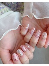 クリーム(Nail Atelier CREAM)/お任せdesign☆pink