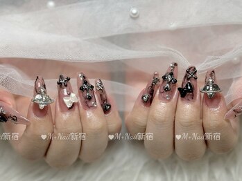 エムプラスネイル 新宿(M+Nail)/長さ出し★持ち込み