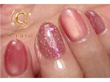 クラーヴォ 本店(Cravo)/マグネット×フラッシュネイル
