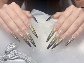 ヒンネイル(Hin Nail)の写真/【なんば/日本橋】高技術でキレイ長持ち♪美フォルムにこだわりすらっと女性らしいキレイな指先に!