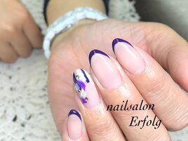 細フレンチ和ネイル/初回8500円