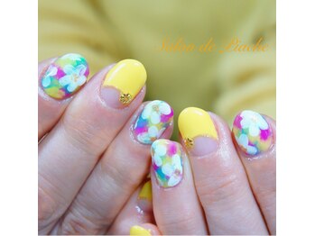 ピアシェ(Piache)/手描きフラワー