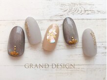 グランドデザイン 穂積店(GRAND DESIGN)/シェル＆箔ニュアンスネイル