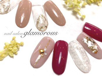 ネイルグラマラス 西新井店/《パラジェル》上品シンプル