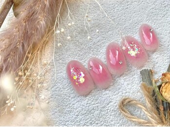 レアレアネイル(Lealeanail)/【パラジェル】スプリングネイル