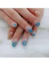 ネイルサロン エーナイン ザ ビッグ豊平店/持ち込みデザイン