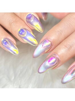 ネイルモンスター(NAIL MONSTER)/うるツヤオーロラネイル￥12,650