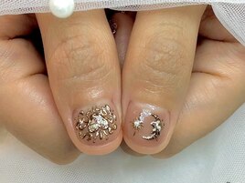 手書きミラーネイル