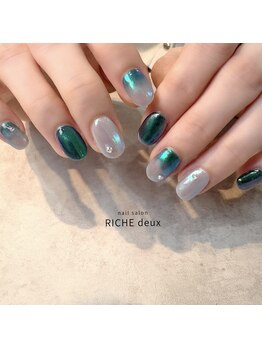 オーロラ夏ネイル