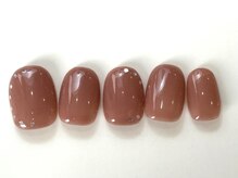 ネイルメゾン 天神店(NAIL MAISON)/ピンクベージュホロ¥5000