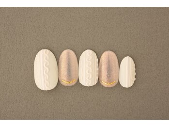 エムスラッシュ フィール 東戸塚店(M.SLASH)/冬のニットネイル