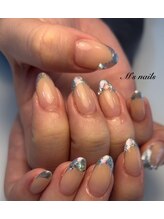 エムズネイル サベージ(M's nails Savage)/ガラスフレンチ