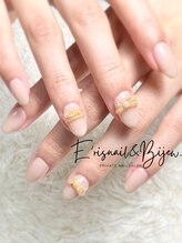 イリスネイル アンド ビジュー(E’risnail&Bijew.)/フラワーリングネイル