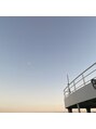 ロレインブロウ 新潟店 香川旅行に行った時の夕日がすごい綺麗でした!