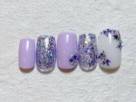 押し花ネイル