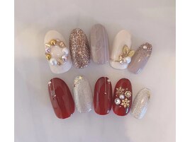 赤ネイル