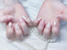 キラキラネイル 川口 南鳩ヶ谷店/可愛いリボンデザイン