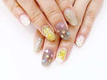 ネイルコレクション ピンク(Nail Collection Pink)/ジェル放題★メタルくまちゃん