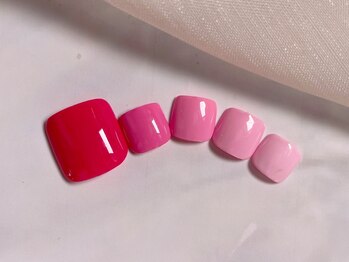 ルームヘアネイル 曙橋店(Room hair nail)/フット5色グラデーション