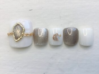 ルリアンネイル(le lien nail)/Foot定額アートコースB