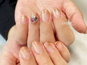 ネイルサロン イントゥ(into_)/マグネット　グラデーション