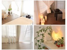 ユルレリ(yu.ru.re.ri)の雰囲気（季節や自然光と共に表情が変わる店内は四面窓に囲われて開放的♪）