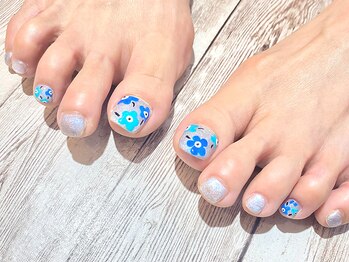 ピアルシア(piaaLucia)の写真/足先もおしゃれに彩りを♪キュート系～クール系まで◎形・細部までこだわり丁寧に仕上げます！