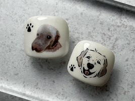 手描きわんちゃんネイル