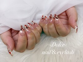 ラメグラデーション×ハートホロ