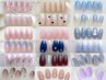 【オフ無料】定額4,860円コース ─ シンプルネイル/オフィスネイル100種♪