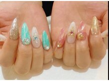 クルーシャー(Nail&Jewery CLOUCHER)/大理石ネイル