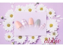 ネイルサロンアビー 北千住店(abbie)/【ギンガムチェック】　￥13926