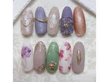 ティーエヌ 本厚木店/春ネイル☆7500円【8250円税込】