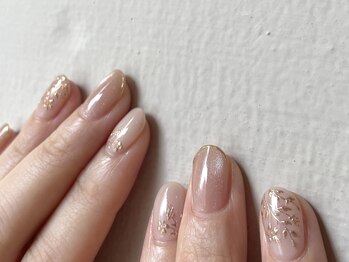 アメリアンドカシェット(Amelie&Cachette)/ブライダルネイル：maika