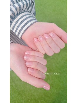 ソフィアアイズ 倉敷店(SOPHIAEYES)/シンプルラメリボン
