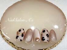 アズ(A's)/ダルメシアン柄ネイル