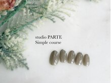 スタジオパルテ ネイルアイラッシュ(studio PARTE)/定額ハンド　シンプルコース