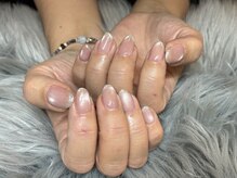 ブルームニーキューロク 富里(bloom296)/マグネット×ラメフレンチ