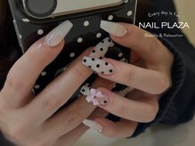 ネイルプラザ 河原町OPA店(NAIL PLAZA)/ドット柄ネイル