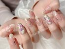 持ち込み卒業フラワーネイル