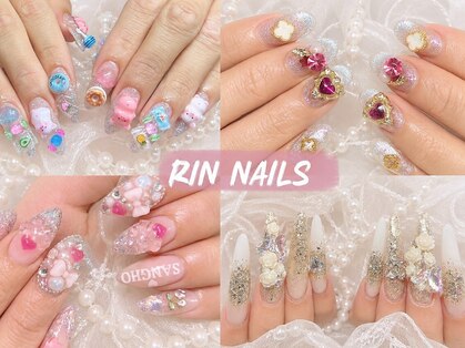 RIN NAILS 【長さだし/フィルイン/持ち込み/マグネット】の写真